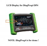 LCD Screen Display for DiagProg4 DP4 Diagnostic Tester